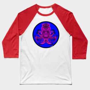 captain octopus in skeleton madness ecopop Baseball T-Shirt